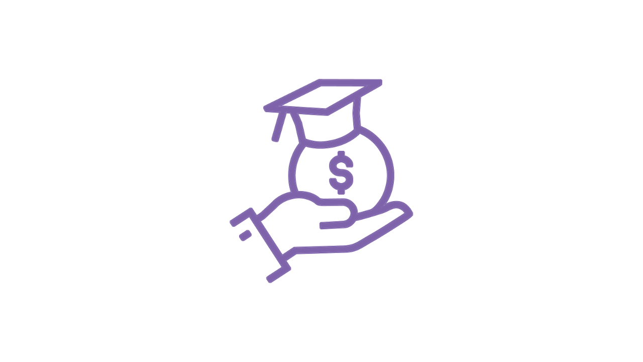 Scholarships and Financial aid icon